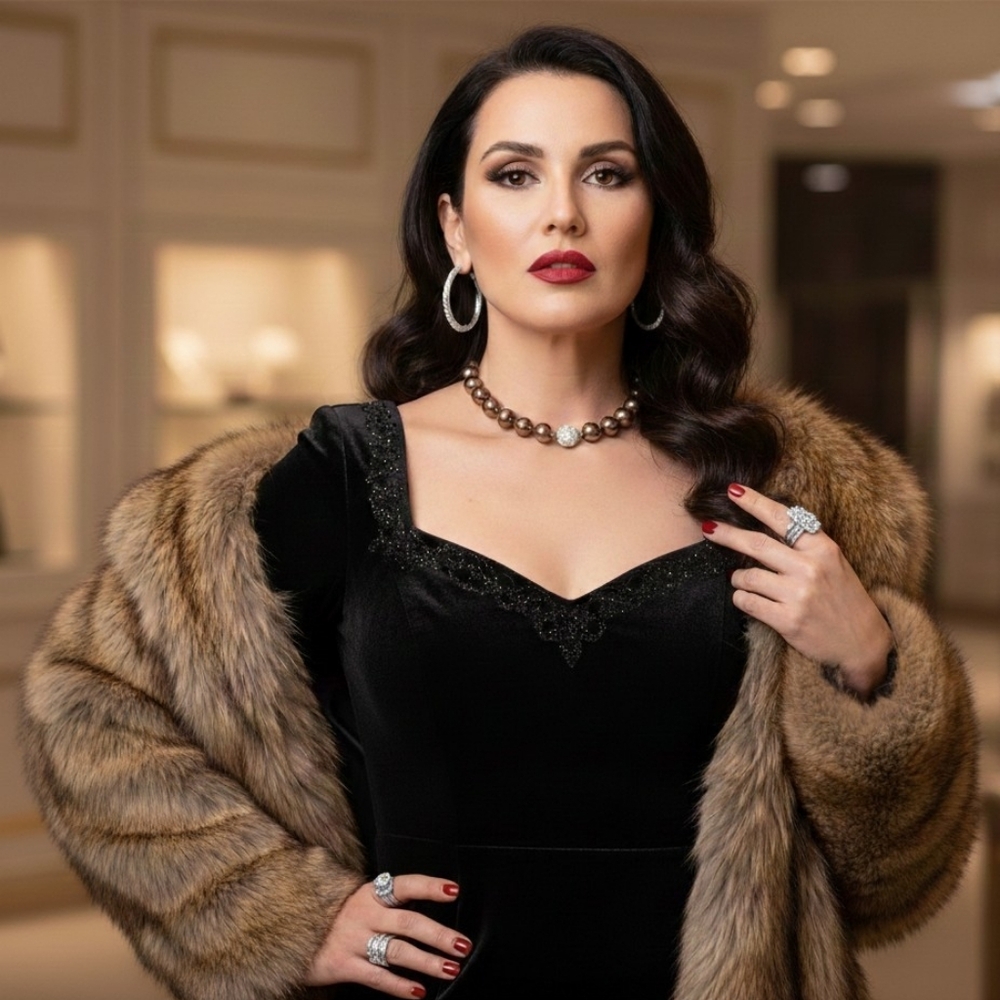 Patty Tobin 14mm Brandy Chocolate Shell Pearl Necklace Estate 130g • 925 Silver - Picture 7 of 11